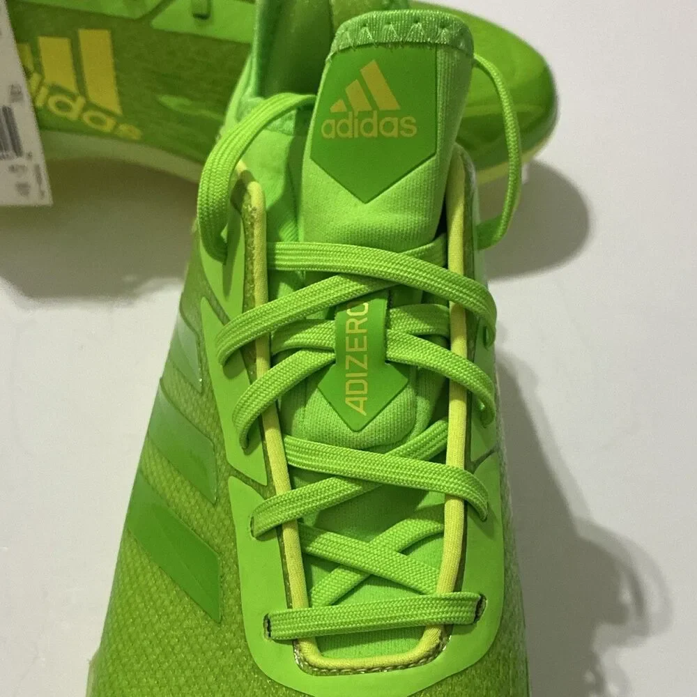 Adidas Adizero Afterburner AQ0093 Baseball Cleats Neon Green Mens 9 NWOB